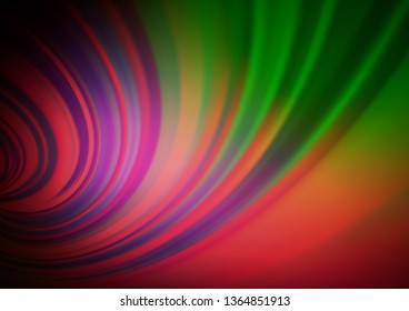 Dark Pink, Green vector abstract template. Modern geometrical abstract illustration with gradient. The template for backgrounds of cell phones.