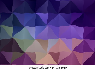 Dark Pink, Green vector abstract polygonal background. Colorful illustration in polygonal style with gradient. Pattern for a brand book's backdrop.