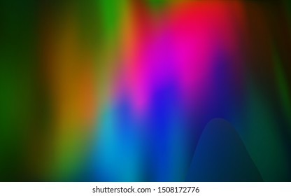 Dark Pink, Green vector abstract blurred background. Glitter abstract illustration with gradient design. New style for your business design.