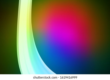 Dark Pink, Green vector abstract blurred background. An elegant bright illustration with gradient. Completely new design for your business.