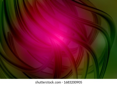 Color rosa oscuro, vector verde textura abstracta brillante. Ilustración abstracta moderna con degradado. Fondo para un teléfono móvil.