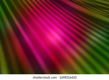 Dark Pink, Green vector abstract blurred background. Colorful illustration in abstract style with gradient. Blurred design for your web site.