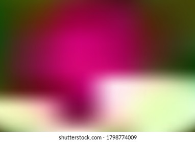 Dark Pink, Green vector abstract blurred background. Shining colorful illustration in smart style. Blurred design for your web site.