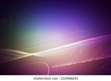 Dark Pink, Green vector abstract blurred background. Shining colorful illustration in smart style. Background for designs.