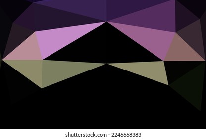 Dunkelrosa, Grüne, abstrakte Mosaikmuster. Moderne geometrische abstrakte Illustration mit Farbverlauf. Komplett neues Design für Ihr Unternehmen.