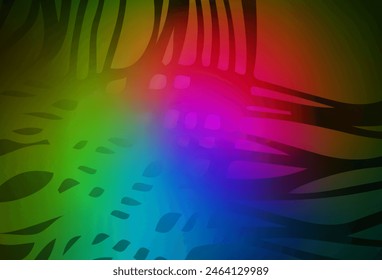 Dark Pink, Green vector abstract blurred background. An elegant bright illustration with gradient. New design for your business.