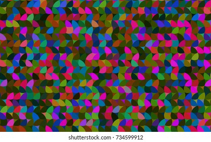 Dark Pink, Green vector abstract pattern with circles. Geometry template for your business design. Background with colored spheres.