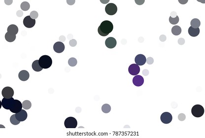 Dark Pink, Green vector abstract pattern with circles. Geometry template for your business design. Background with colored spheres.