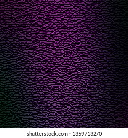 Dark Pink, Green vector backdrop with curves. Brand new colorful illustration with bent lines. Pattern for websites, landing pages.