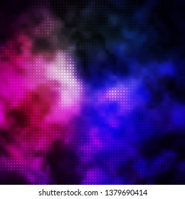 Dark Pink, Green vector backdrop with circles. Abstract illustration with colorful spots in nature style. Pattern for business ads.
