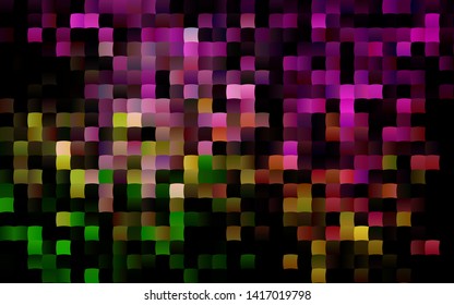 Dark Pink, Green vector backdrop with rectangles, squares. Modern abstract illustration with colorful rectangles. Pattern for busines ad, booklets, leaflets