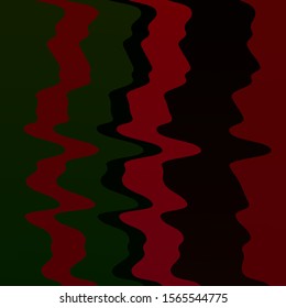 Dark Pink, Green vector backdrop with curves. Illustration in abstract style with gradient curved.  Pattern for ads, commercials.