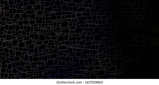 Dark Pink, Green vector backdrop with rectangles. Rectangles with colorful gradient on abstract background. Pattern for commercials, ads.