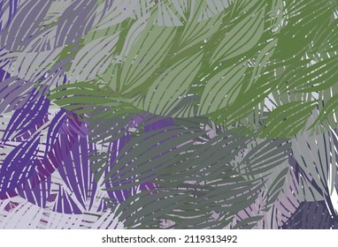 Dunkelrosa, grüner Vektorhintergrund mit Memphis-Formen. Moderne abstrakte Illustration mit bunten Zufallsformen. Einfaches Design für Ihre Website.