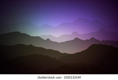 Dark Pink, Green vector background with abstract circles. Modern gradient abstract illustration with bandy lines. Textured wave pattern for backgrounds.