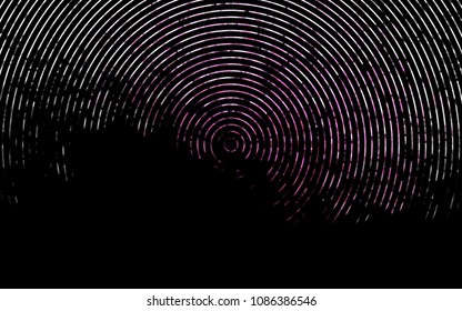 Dark Pink, Green vector background with bent ribbons. Blurred geometric sample with gradient bubbles.  The elegant pattern for brand book.