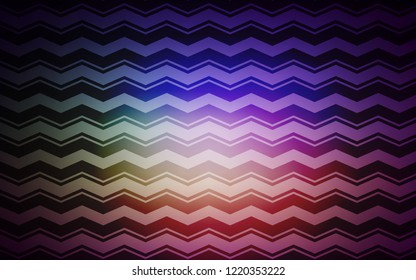 Dark Pink, Green vector background with straight lines. Shining colored illustration with sharp stripes. Pattern for your busines websites.