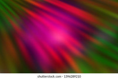 Dark Pink, Green vector background with straight lines. Colorful shining illustration with lines on abstract template. Smart design for your business advert.