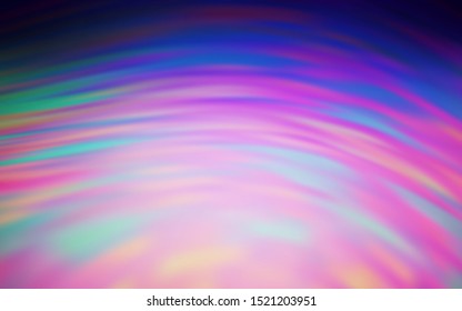 Dark Pink, Green vector background with wry lines. A completely new colorful illustration in simple style. Pattern for your business design.
