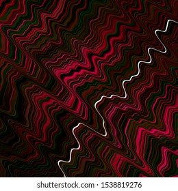Dark Pink, Green vector background with bows. Illustration in halftone style with gradient curves. Pattern for booklets, leaflets.