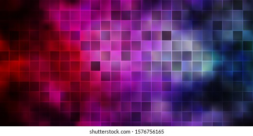 Dark Pink, Green vector background in polygonal style. Modern design with rectangles in abstract style. Template for cellphones.