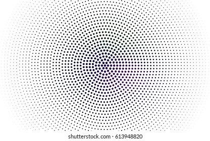 Dark Pink, Green vector banners set of circles, spheres. Abstract spots. Art Background of bubbles in halftone style with colored gradient.