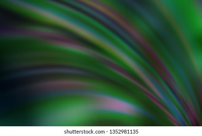 Dark Pink, Green vector blurred bright texture. Glitter abstract illustration with gradient design. New way of your design.