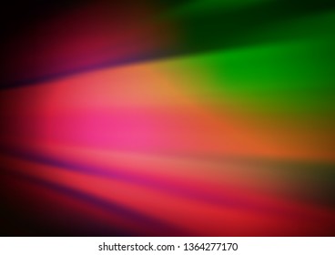 Dark Pink, Green vector blurred bright pattern. Creative illustration in halftone style with gradient. Brand new style for your business design.