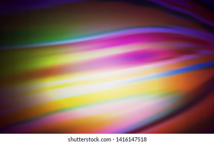Dark Pink, Green vector blurred shine abstract texture. Colorful abstract illustration with gradient. Elegant background for a brand book.