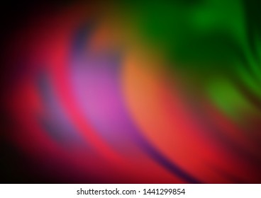 Dark Pink, Green vector blurred shine abstract background. Shining colorful illustration in a Brand new style. A completely new template for your design.