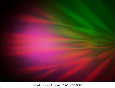 Dark Pink, Green vector blurred bright background. Colorful abstract illustration with gradient. The template can be used for your brand book.