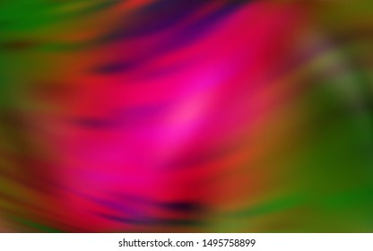 Dark Pink, Green vector blurred bright texture. New colored illustration in blur style with gradient. New way of your design.