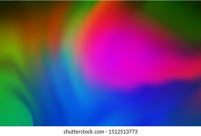 Dark Pink, Green vector blurred pattern. A completely new colored illustration in blur style. Smart design for your work.