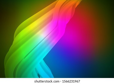 Dark Pink, Green vector blurred and colored pattern. Abstract colorful illustration with gradient. New design for your business.