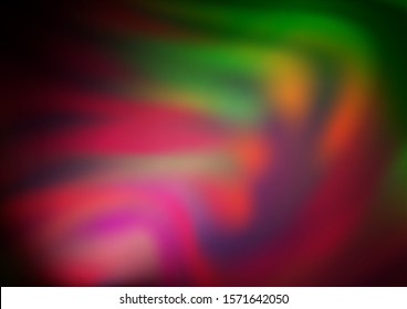 Dark Pink, Green vector blurred bright template. Colorful abstract illustration with gradient. The template for backgrounds of cell phones.