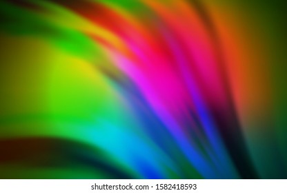 Dark Pink, Green vector blurred shine abstract background. Colorful illustration in abstract style with gradient. New style design for your brand book.