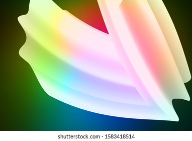 Dark Pink, Green vector blurred bright pattern. Shining colorful illustration in smart style. New style for your business design.