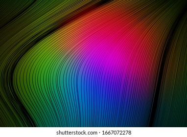 Dark Pink, Green vector blurred shine abstract texture. A completely new colored illustration in blur style. Background for designs.