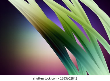 Dark Pink, Green vector blurred bright template. Glitter abstract illustration with gradient design. Background for designs.
