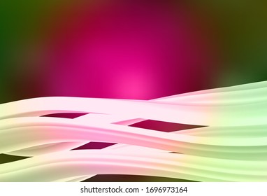 Dark Pink, Green vector blurred template. Colorful abstract illustration with gradient. The best blurred design for your business.