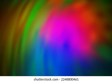 Dark Pink, Green vector blurred pattern. New colored illustration in blur style with gradient. New style for your business design.