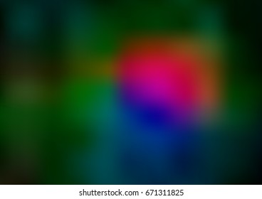Dark Pink, Green vector blurred template. A vague abstract illustration with gradient. The blurred design can be used for your web site.