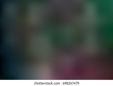 Dark Pink, Green vector blurred shine abstract template. Modern geometrical abstract illustration with gradient. The textured pattern can be used for background.