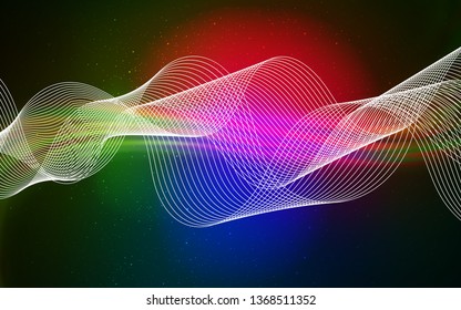 Dark Pink, Green vector colorful abstract background. Modern abstract illustration with gradient. New style design for your brand book.