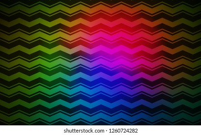 Dark Pink, Green vector cover with stright stripes. Modern geometrical abstract illustration with Lines. Pattern for ad, booklets, leaflets.