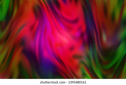 Dark Pink, Green vector glossy abstract layout. Colorful abstract illustration with gradient. Background for a cell phone.