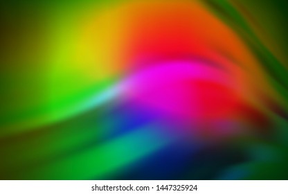 Dark Pink, Green vector glossy abstract layout. Creative illustration in halftone style with gradient. Background for a cell phone.