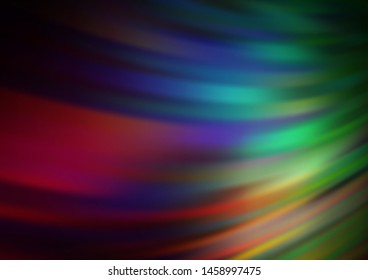 Dark Pink, Green vector glossy abstract template. Creative illustration in halftone style with gradient. A completely new design for your business.
