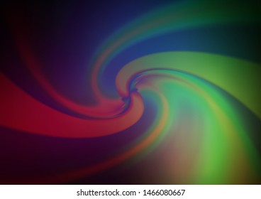 Dark Pink, Green vector glossy bokeh pattern. Colorful abstract illustration with gradient. The blurred design can be used for your web site.
