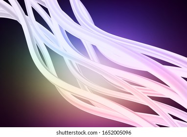 Dark Pink, Green vector glossy abstract backdrop. Glitter abstract illustration with gradient design. Smart design for your work.